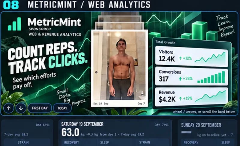A sponsored day for MetricMint: Web analytics