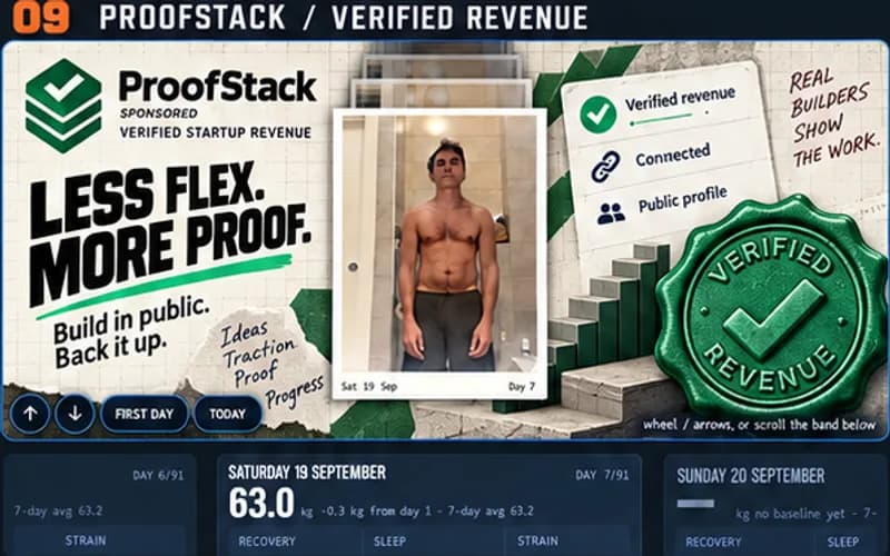 A sponsored day for ProofStack: Verified revenue